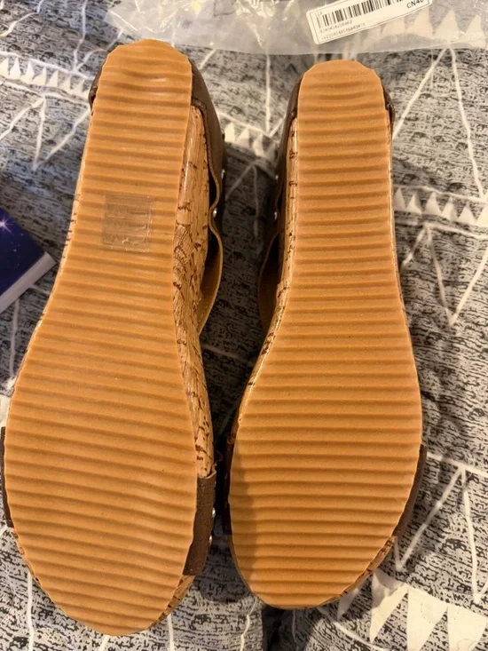 Brown Open-Toe Slingback Women’s Sandals - Picture 3 of 4